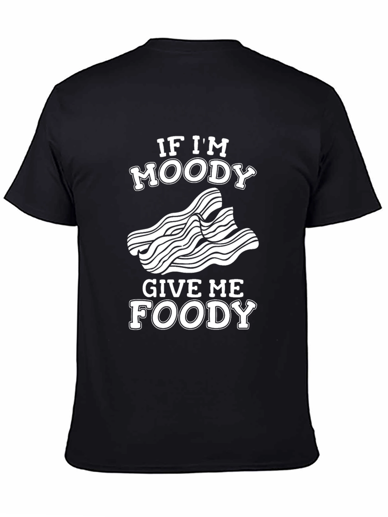 Moody Foodie Graphic T-Shirt - Funny Food Lover Tee