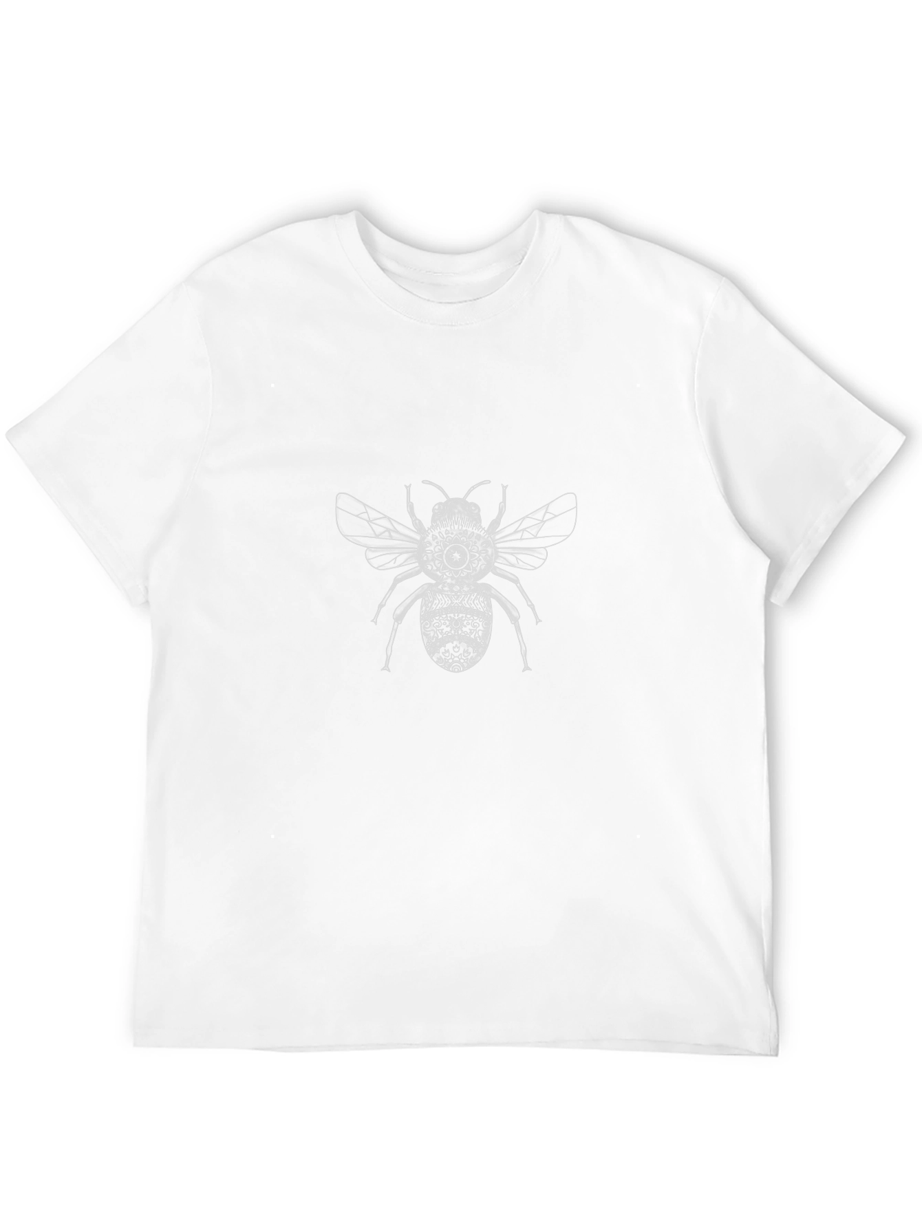 Black Bee Graphic T-Shirt - Modern Insect Design