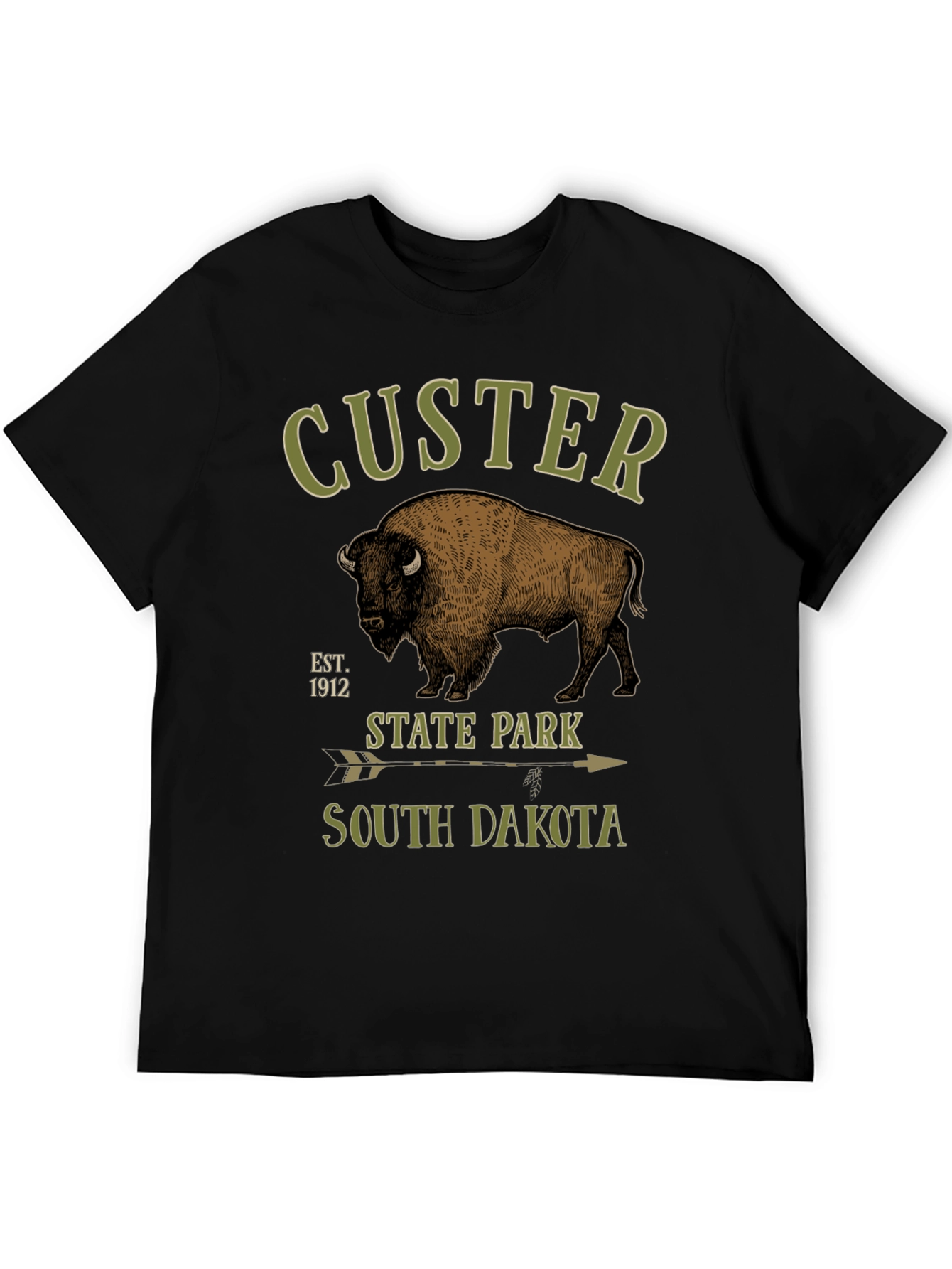 Custer State Park T-Shirt - Bison Design