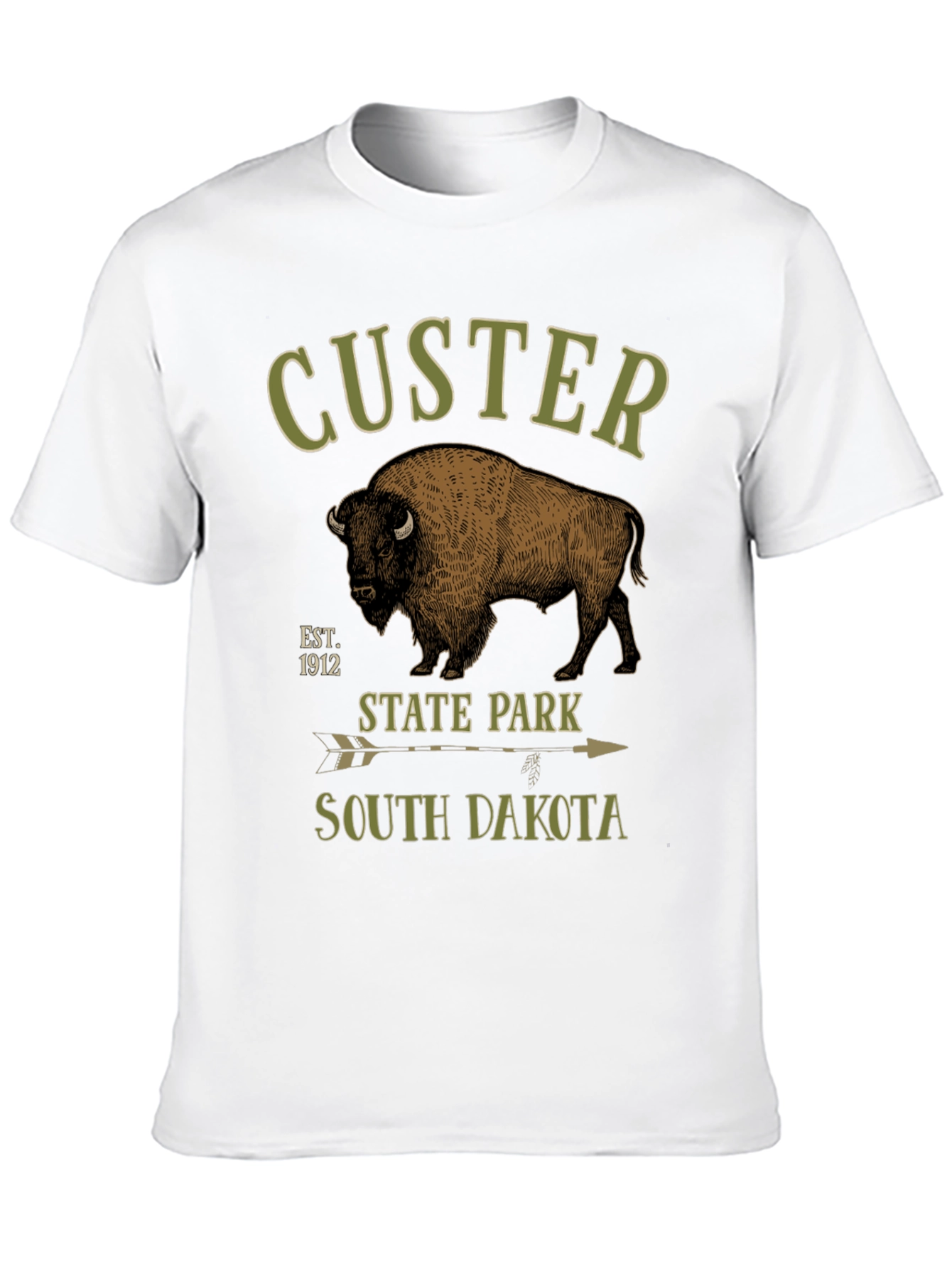 Custer State Park T-Shirt - Bison Design