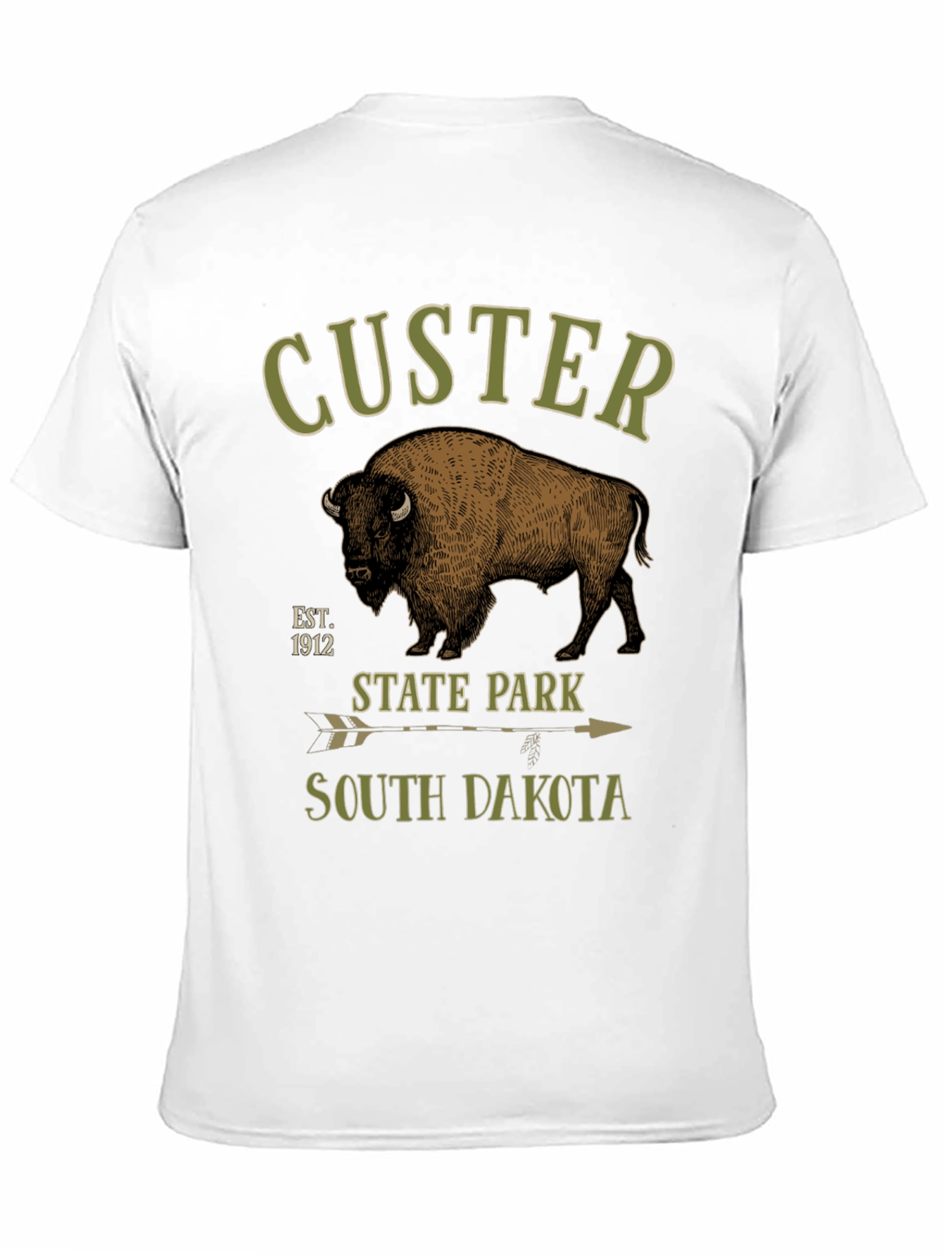 Custer State Park T-Shirt - Bison Design
