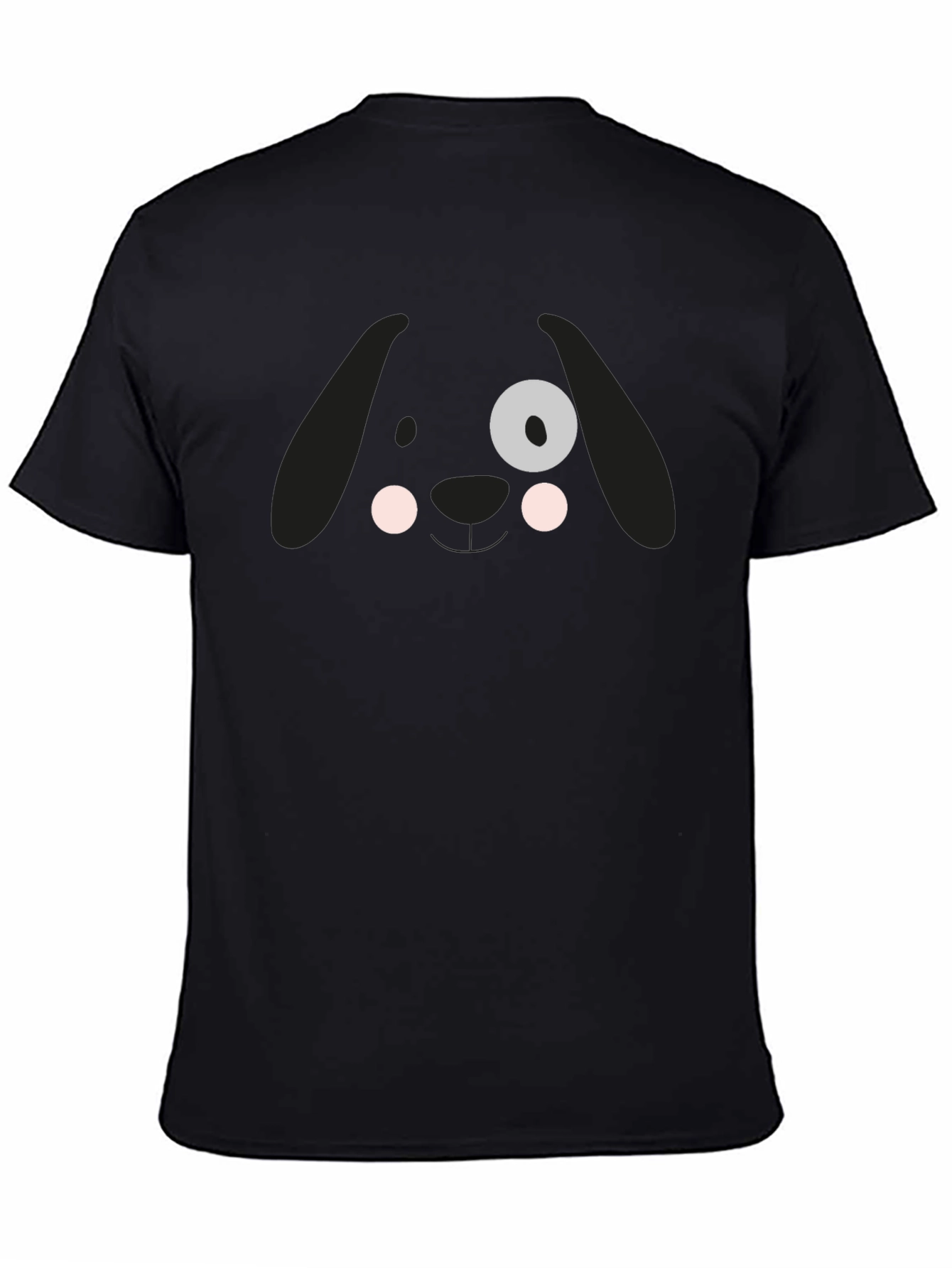 Cute Dog Face Graphic Tee - Soft Cotton T-Shirt
