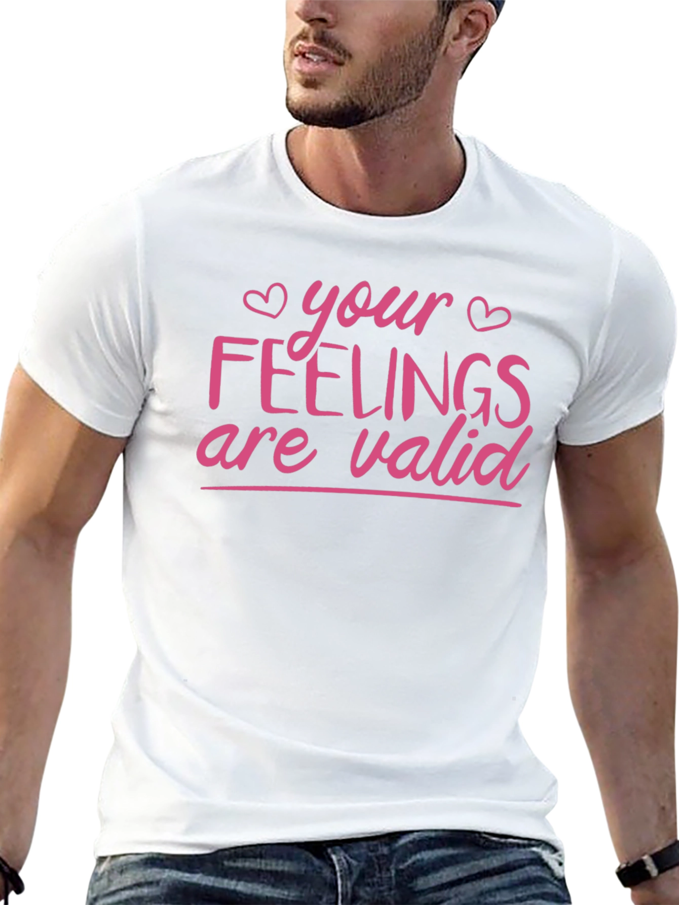 Your Feelings Are Valid T-Shirt - Black