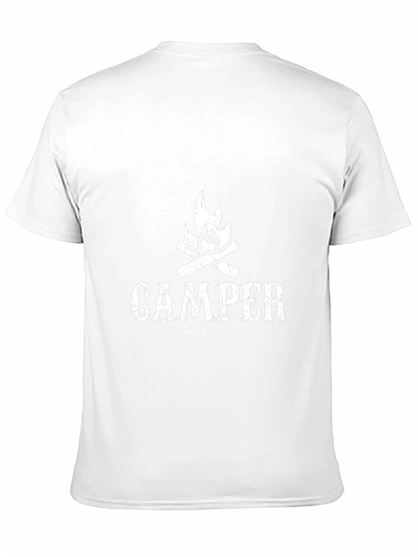 Camper Graphic Print Black Crew Neck T-Shirt