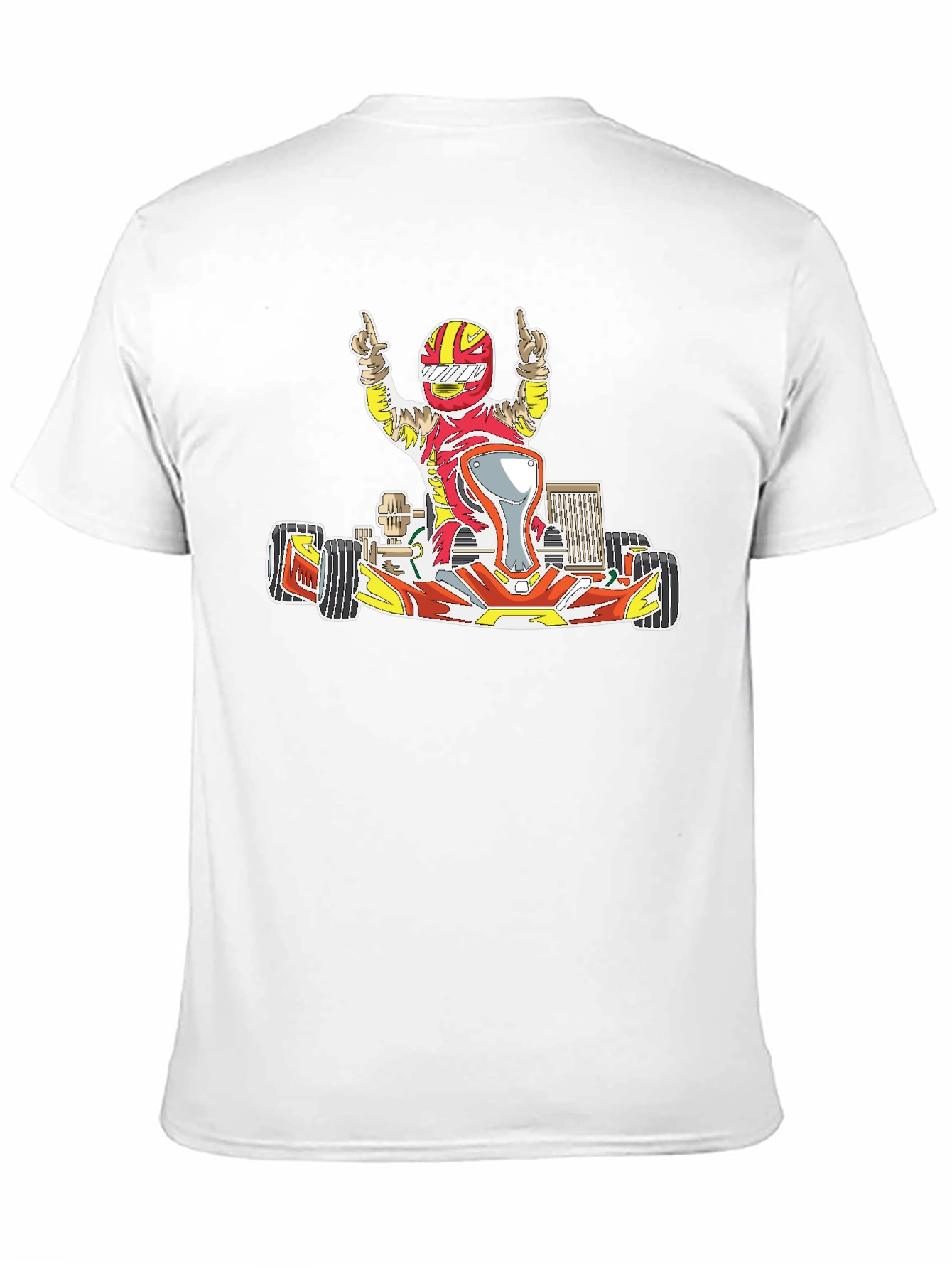 Kart Racer Graphic T-Shirt - Black