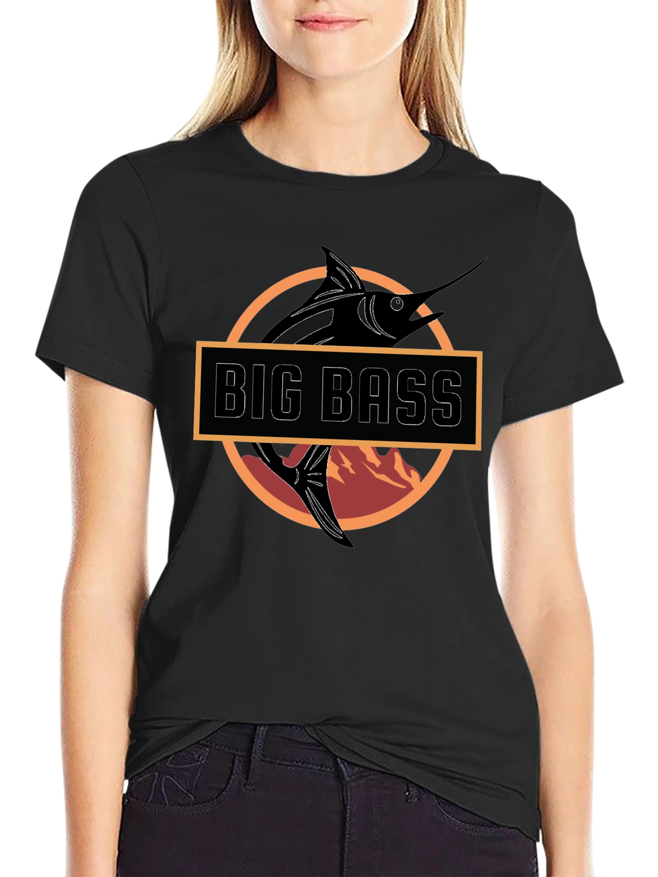 Big Bass Graphic Tee - Fishing T-Shirt