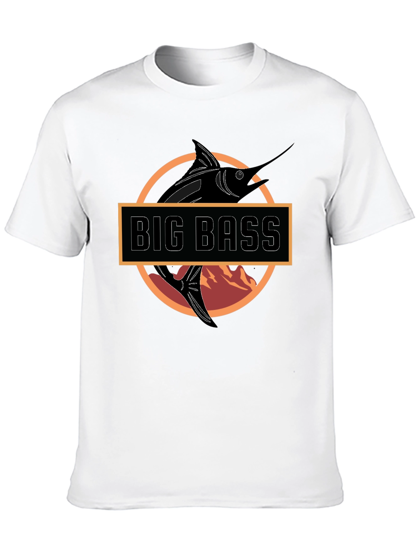 Big Bass Graphic Tee - Fishing T-Shirt