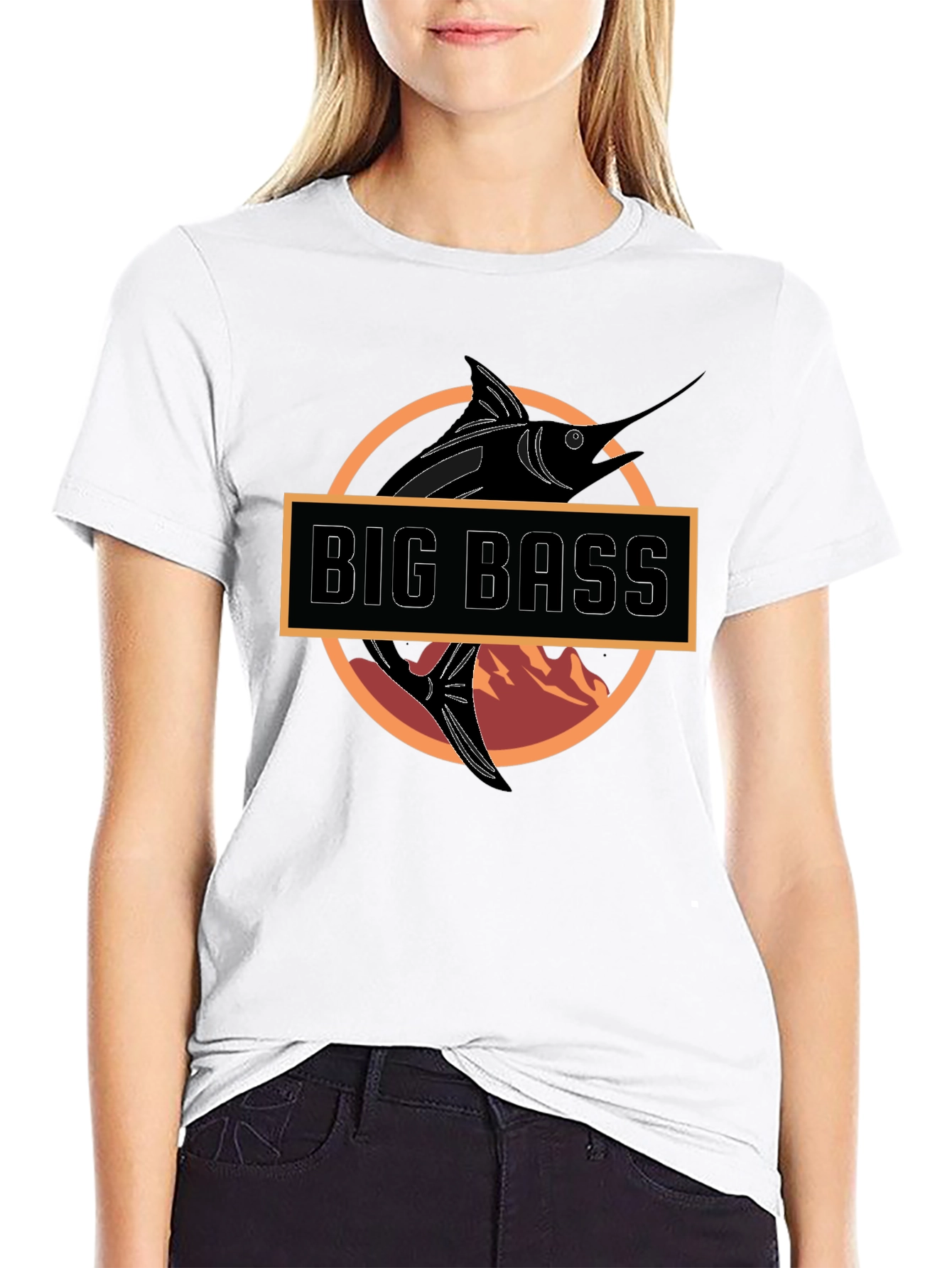 Big Bass Graphic Tee - Fishing T-Shirt