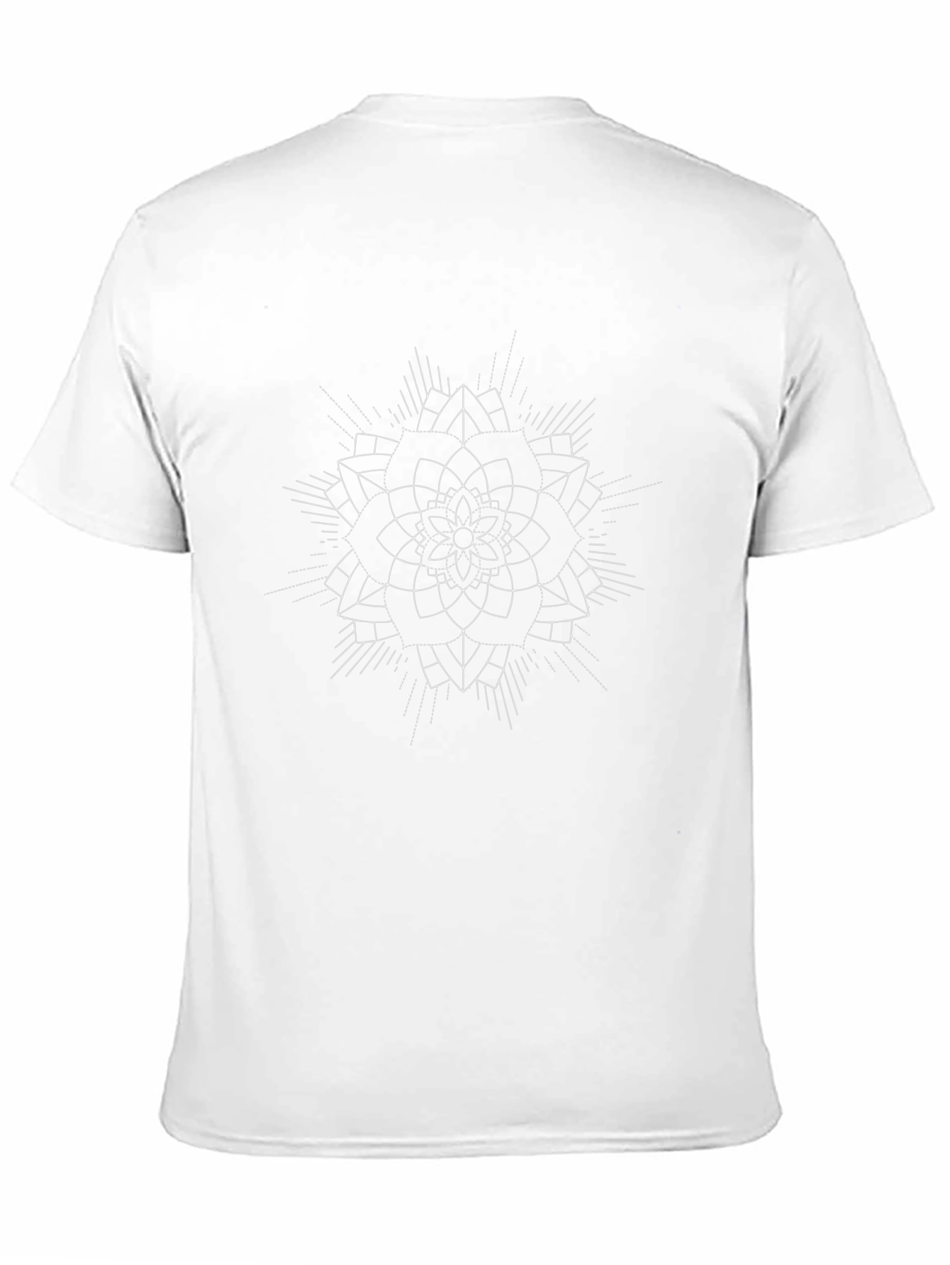 Geometric Mandala Graphic Print Tee