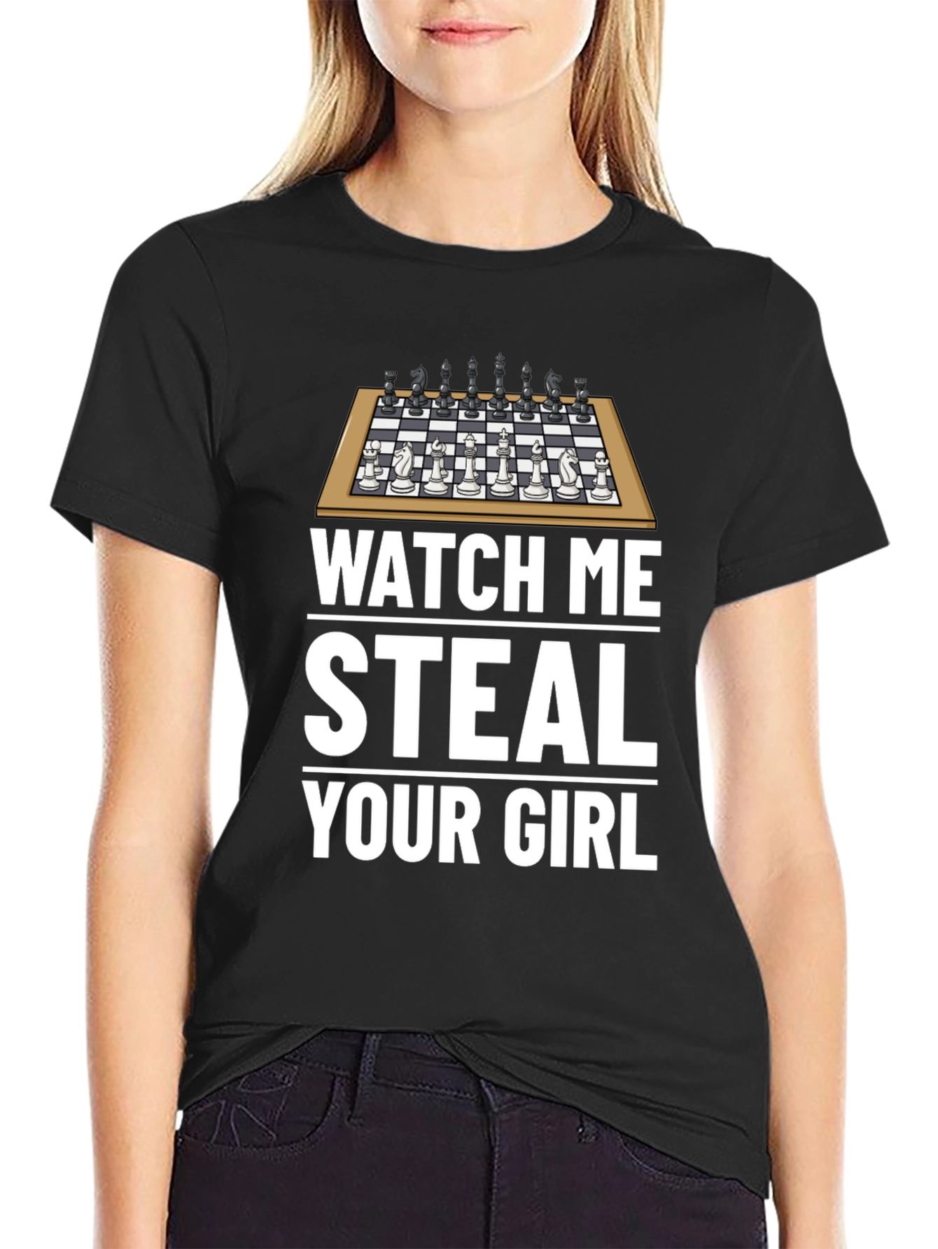 Chess Steal Your Girl Graphic T-Shirt