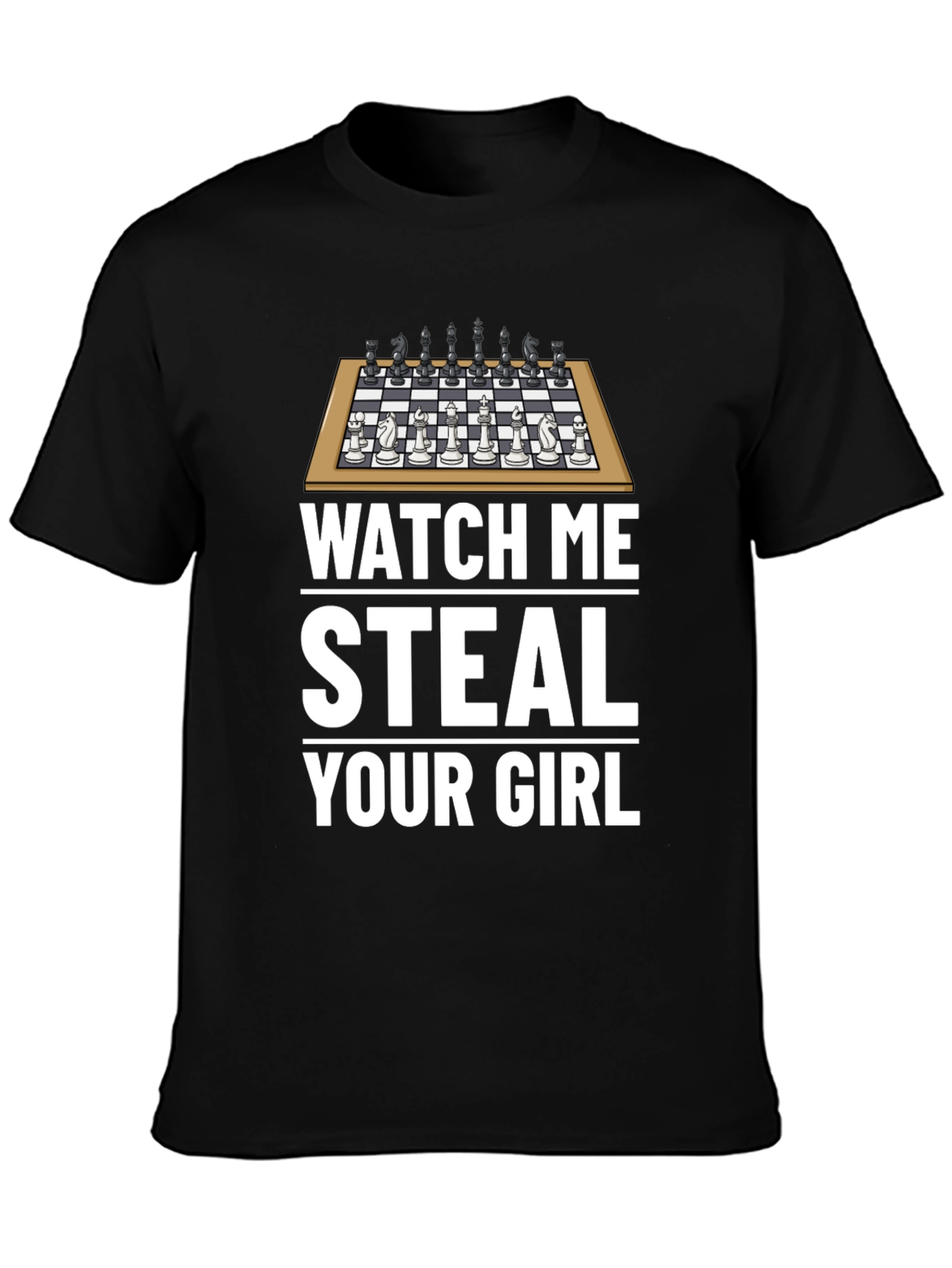Chess Steal Your Girl Graphic T-Shirt