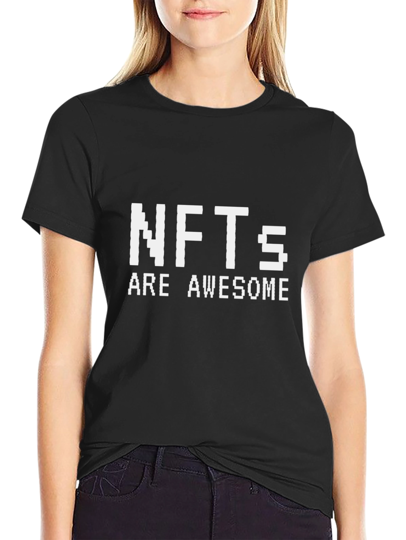NFTs Are Awesome Graphic Tee - Black