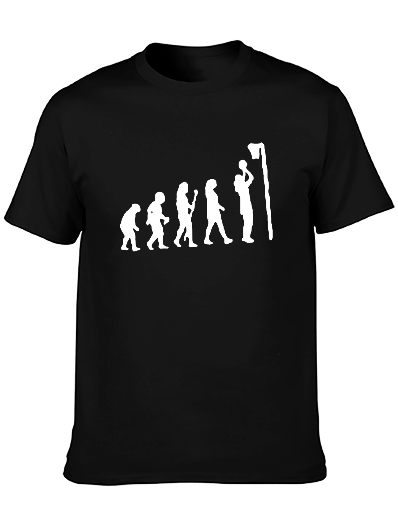 Basketball Evolution Graphic Tee - Black