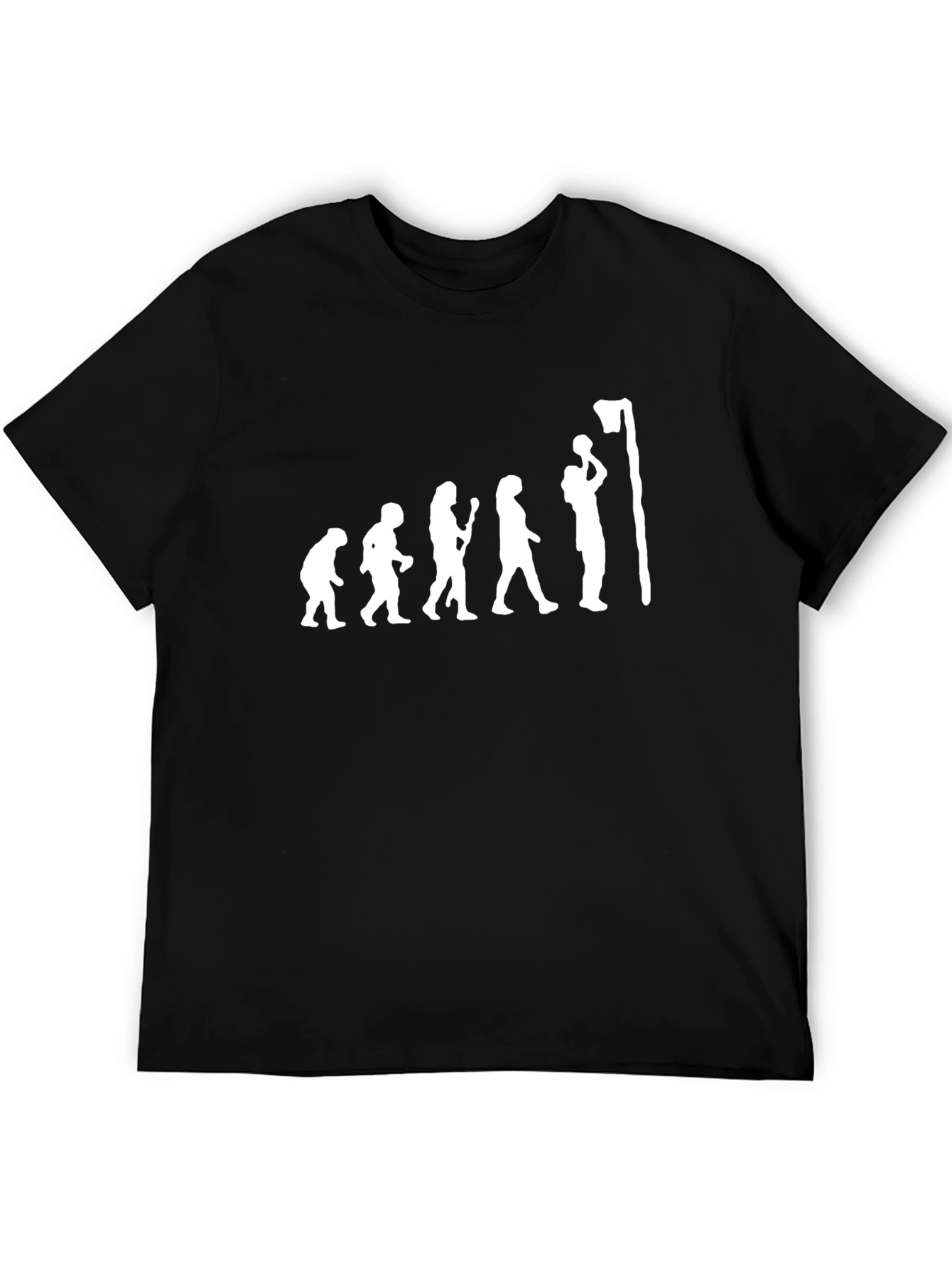 Basketball Evolution Graphic Tee - Black