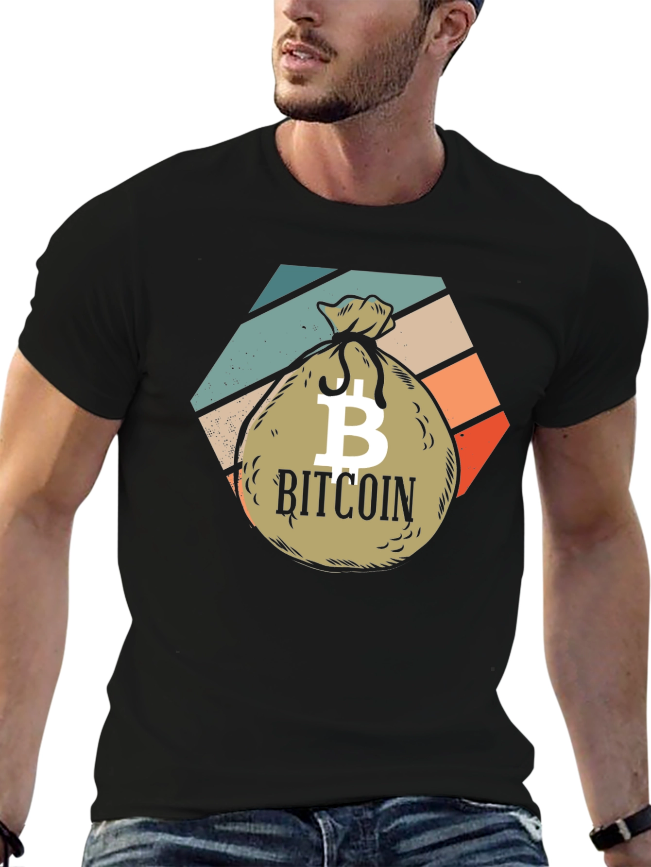 Bitcoin Retro Style T-Shirt - Crypto Investor Tee