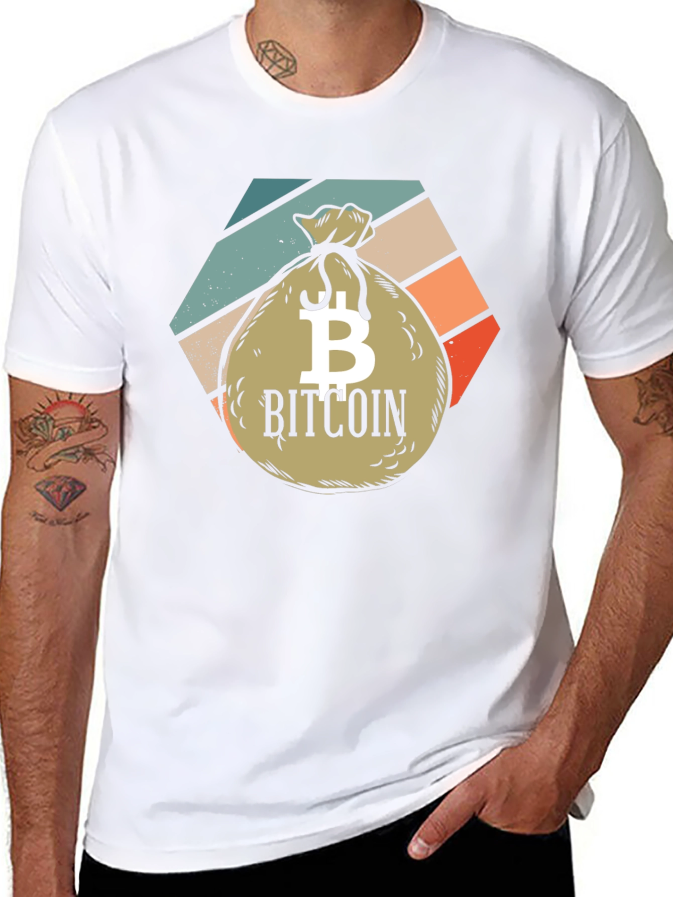 Bitcoin Retro Style T-Shirt - Crypto Investor Tee