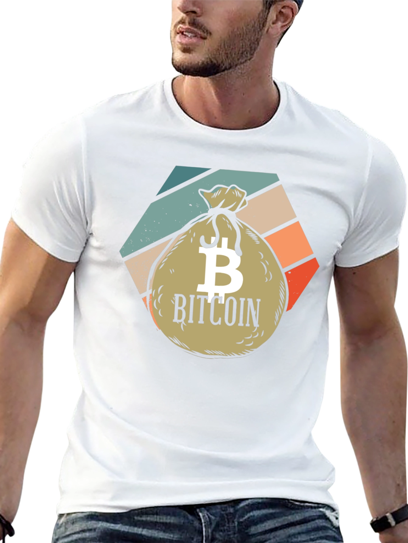 Bitcoin Retro Style T-Shirt - Crypto Investor Tee