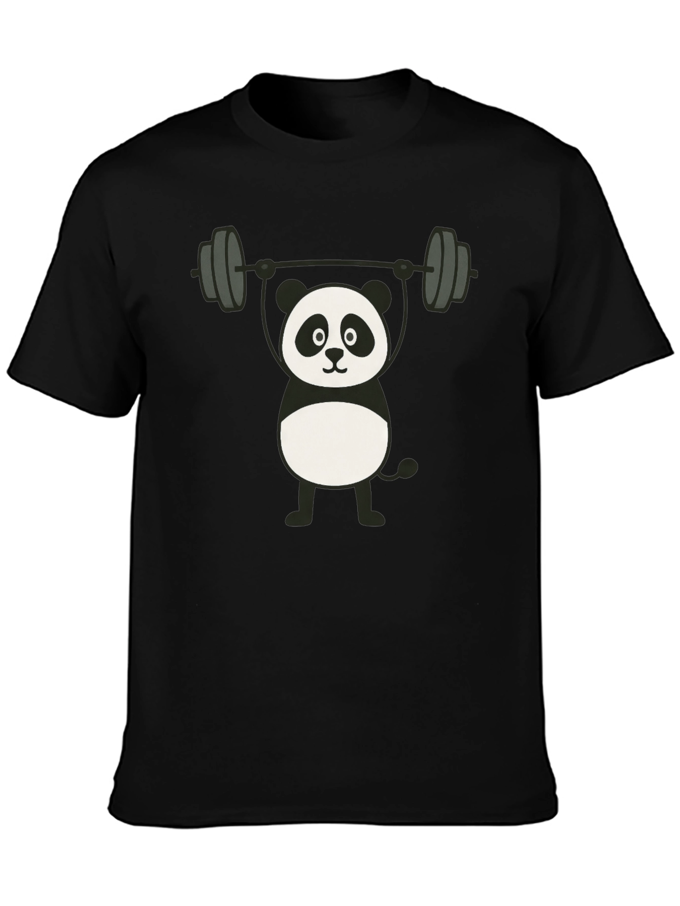 Weightlifting Panda Graphic T-Shirt