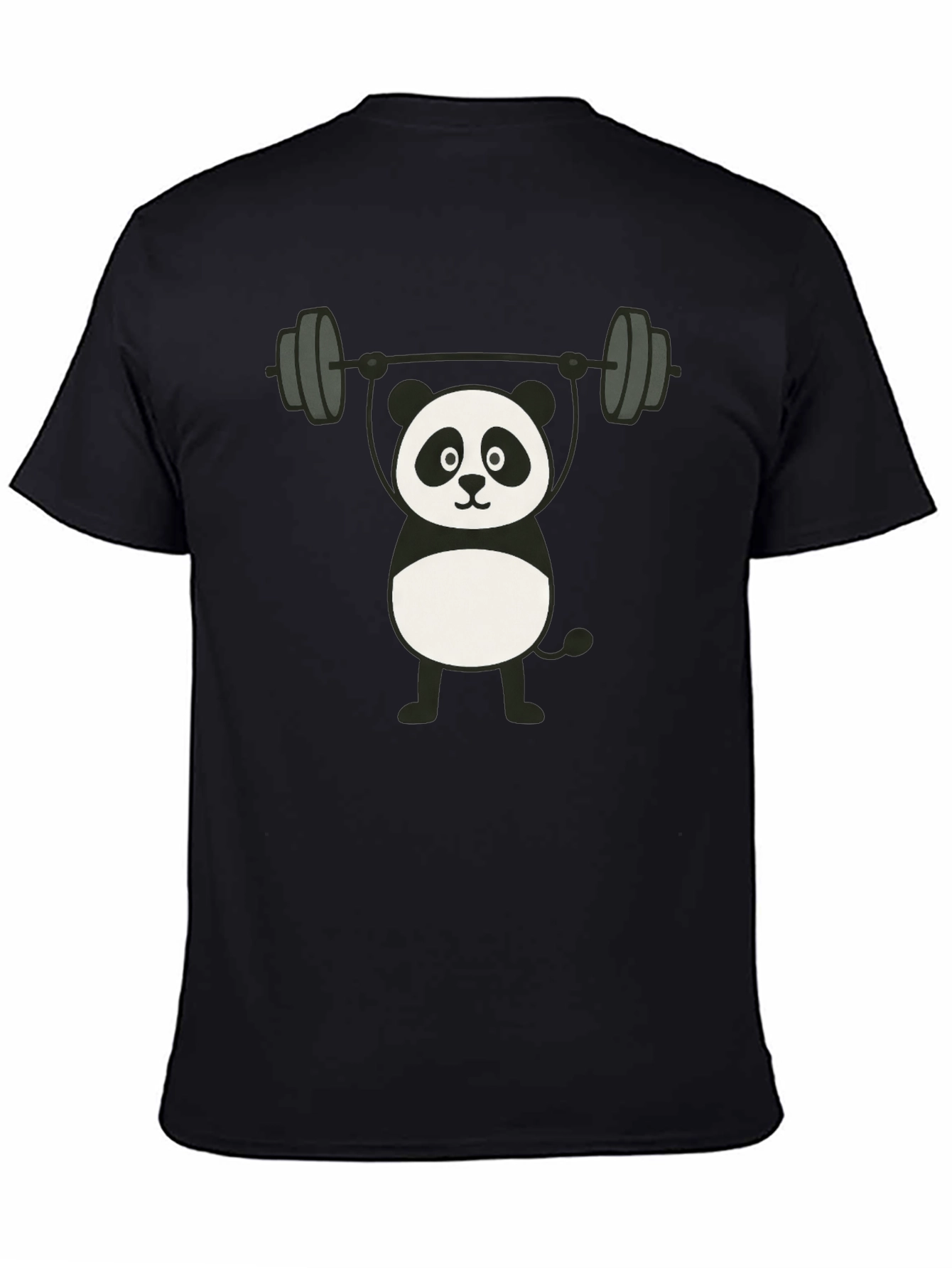 Weightlifting Panda Graphic T-Shirt