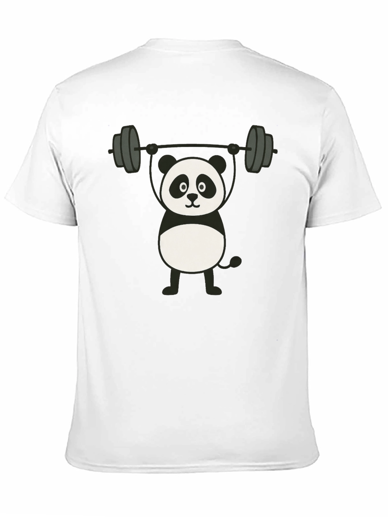 Weightlifting Panda Graphic T-Shirt