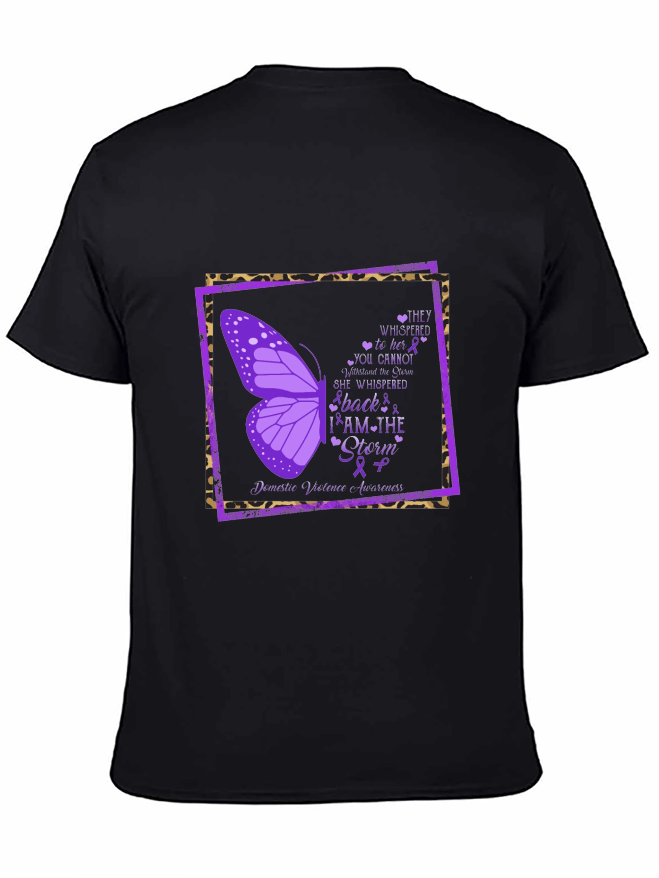I Am The Storm Domestic Violence Awareness T-Shirt