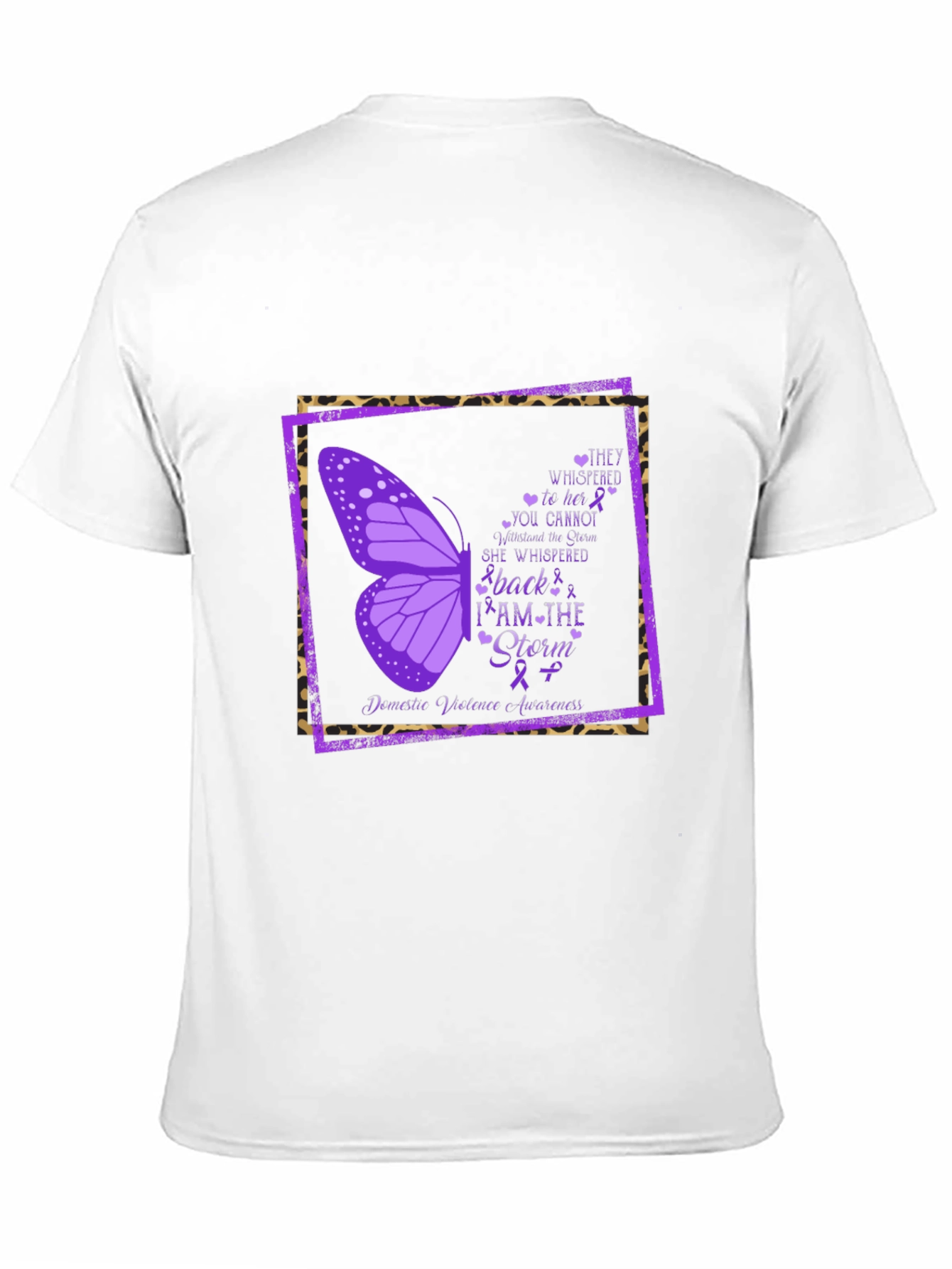 I Am The Storm Domestic Violence Awareness T-Shirt