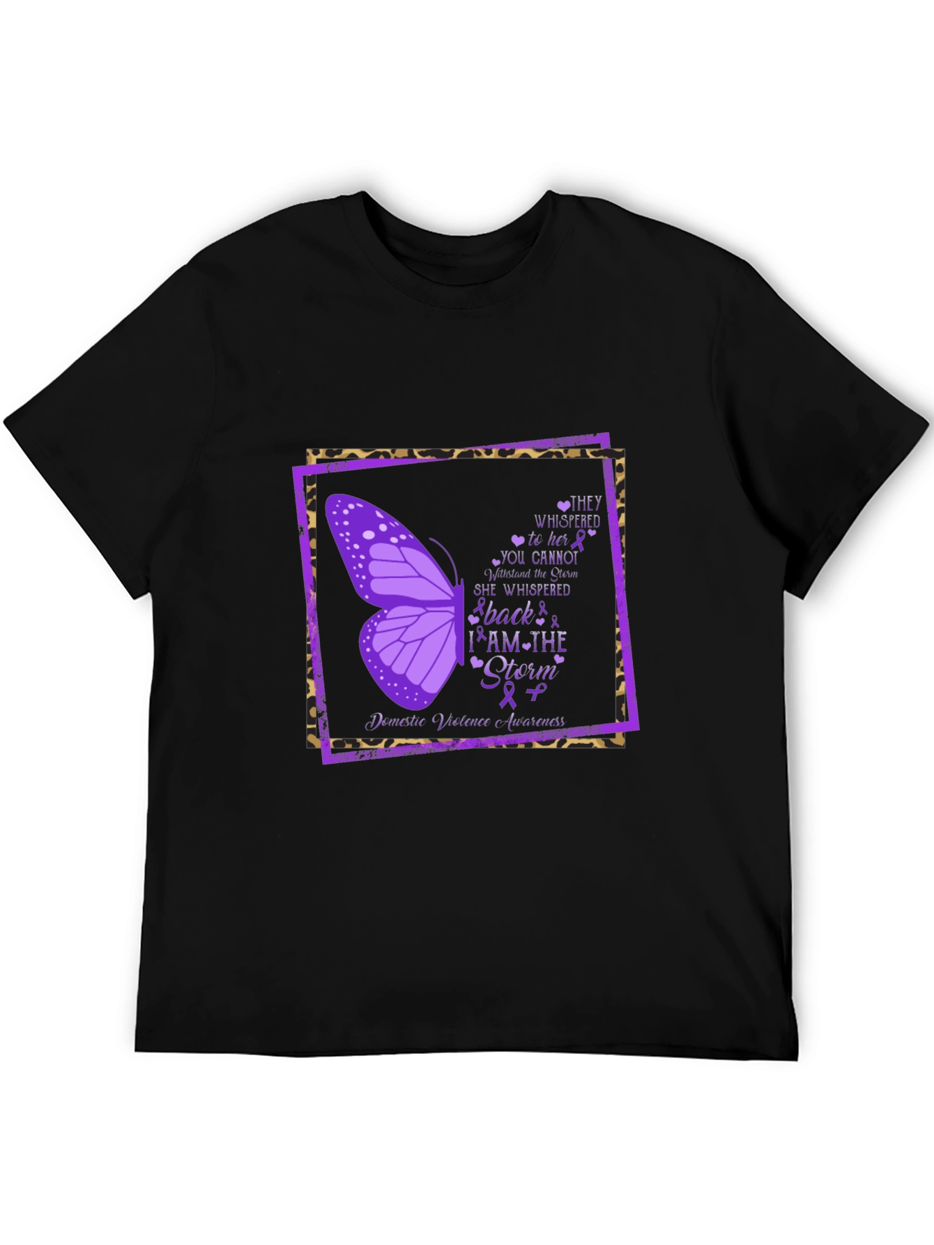 I Am The Storm Domestic Violence Awareness T-Shirt