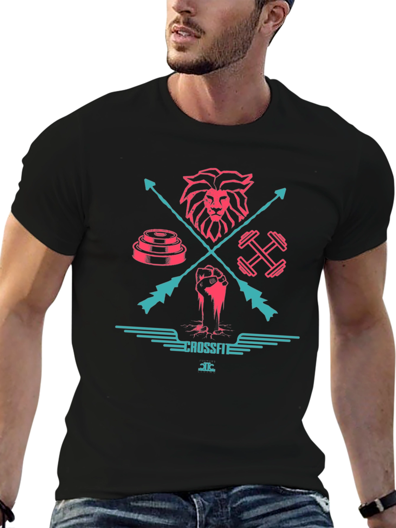 Crossfit Design Black T-Shirt