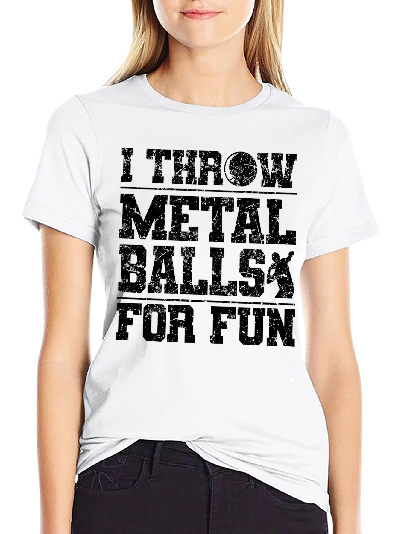 I Throw Metal Balls T-Shirt - Funny Gift