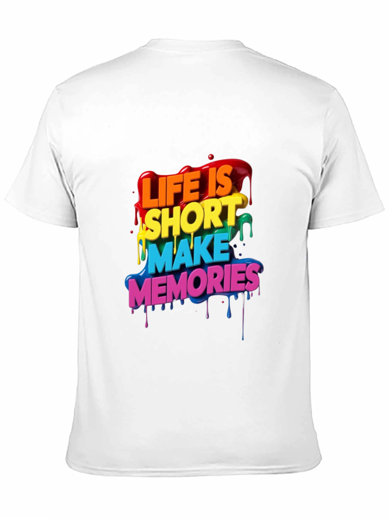 Life Is Short Rainbow T-Shirt