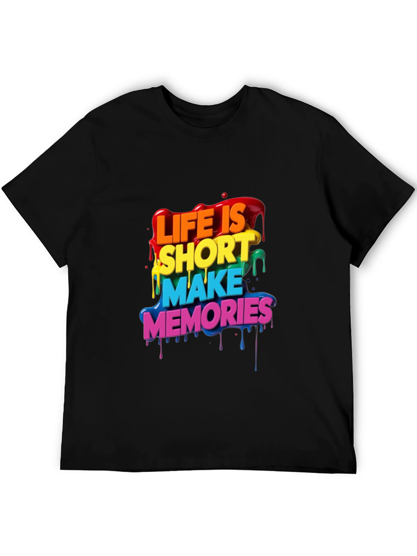 Life Is Short Rainbow T-Shirt