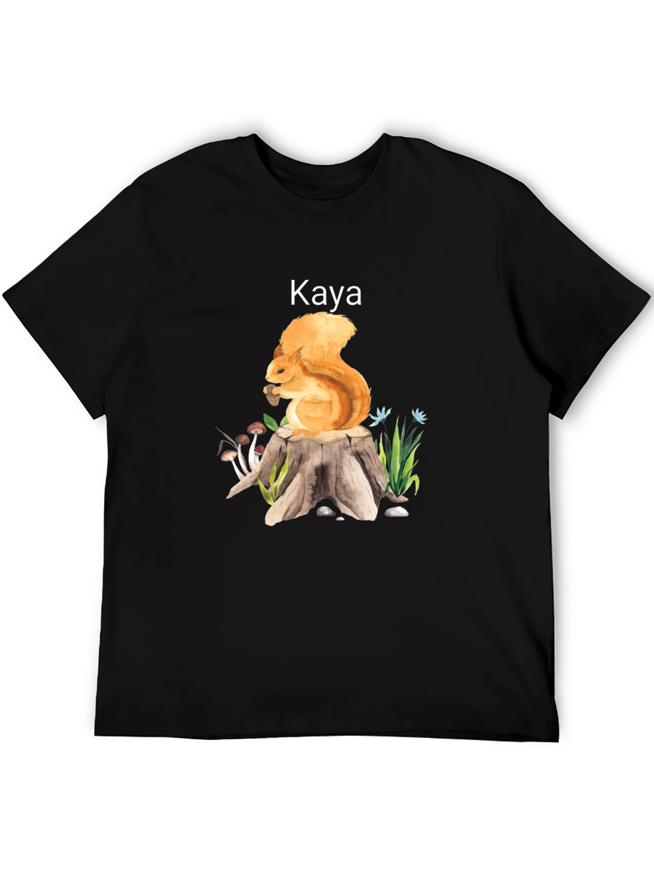 Squirrel & Kaya Graphic Tee - Nature Lover T-Shirt