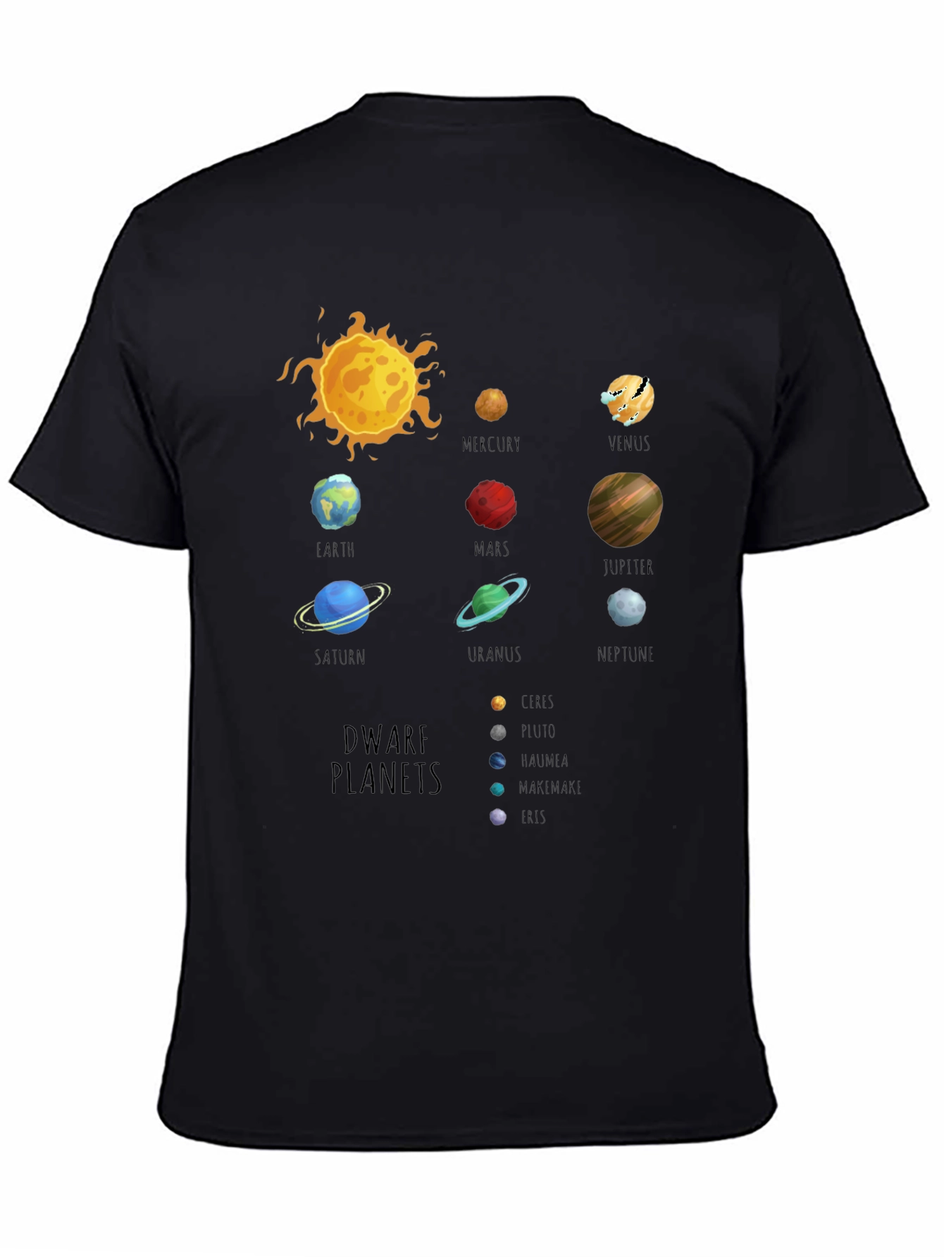 Planets Graphic T-Shirt - Astronomy Style