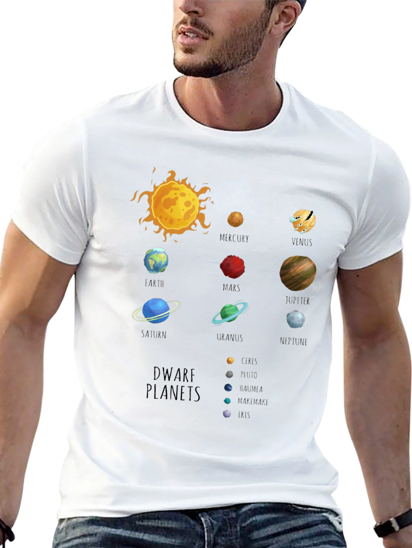 Planets Graphic T-Shirt - Astronomy Style