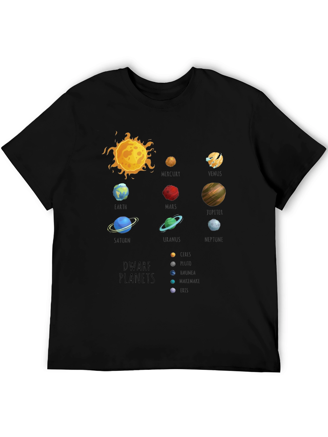 Planets Graphic T-Shirt - Astronomy Style