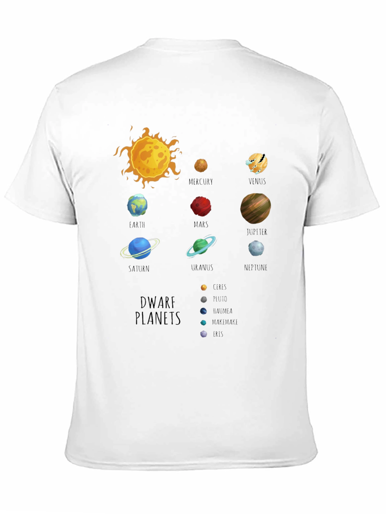 Planets Graphic T-Shirt - Astronomy Style