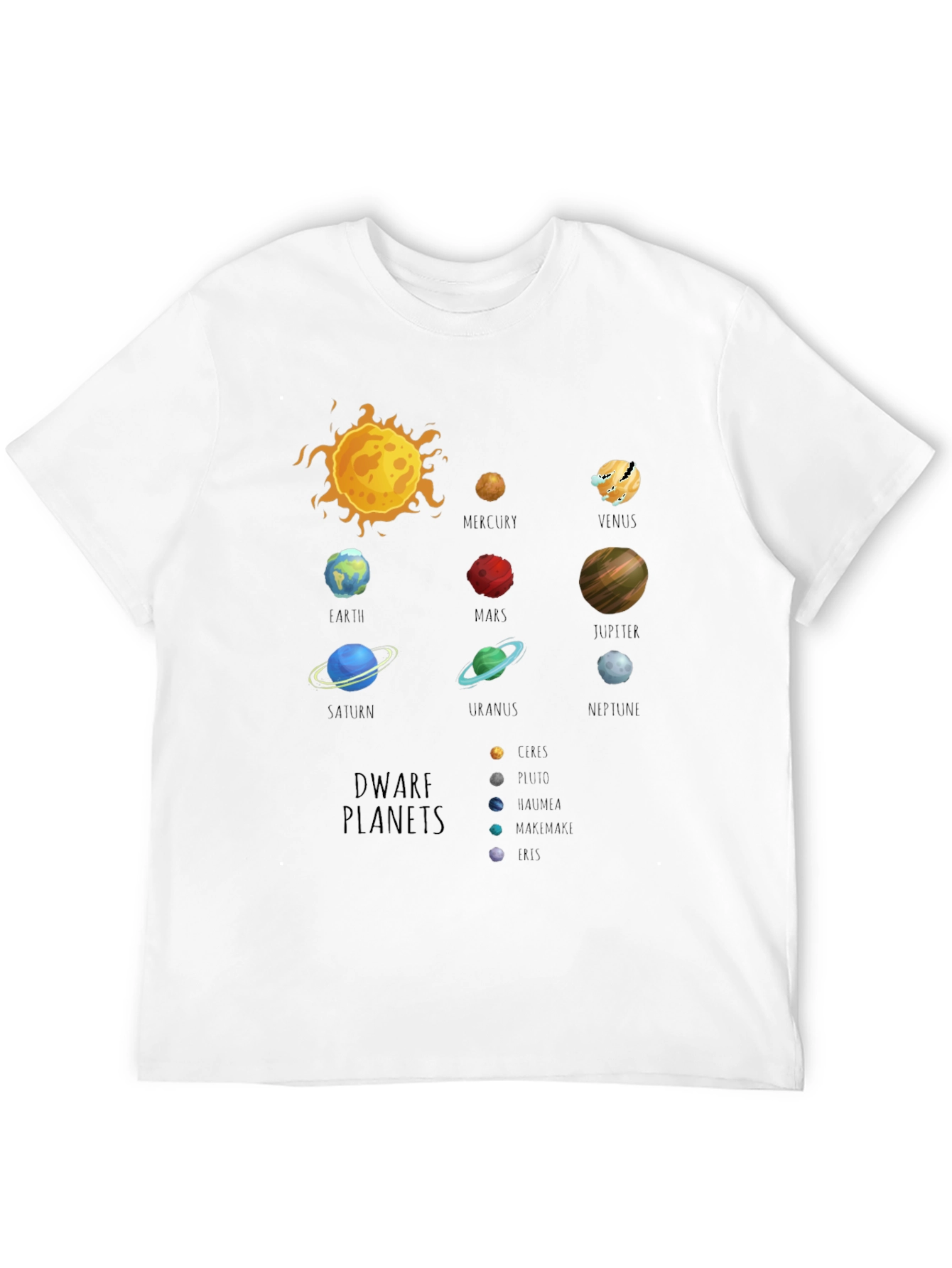 Planets Graphic T-Shirt - Astronomy Style