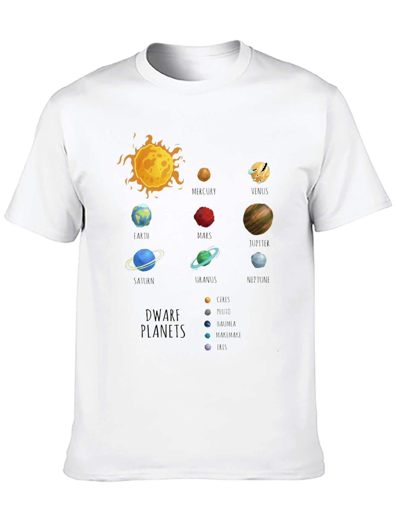 Planets Graphic T-Shirt - Astronomy Style