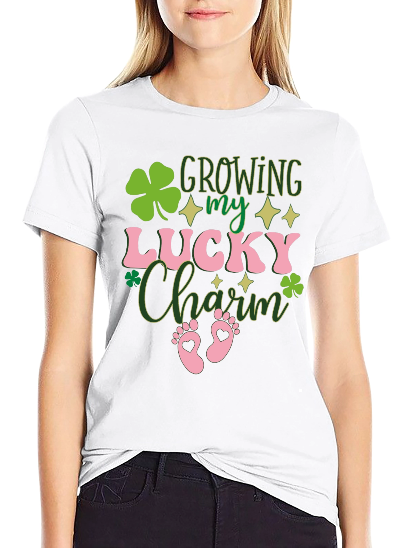 Growing My Lucky Charm St. Patricks Day T-Shirt