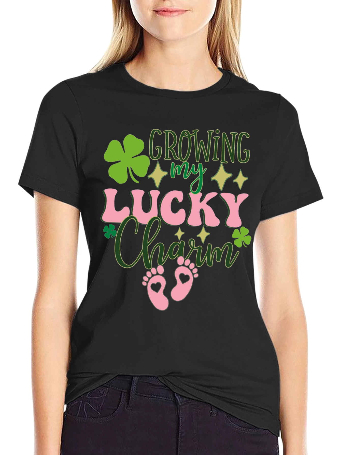 Growing My Lucky Charm St. Patricks Day T-Shirt