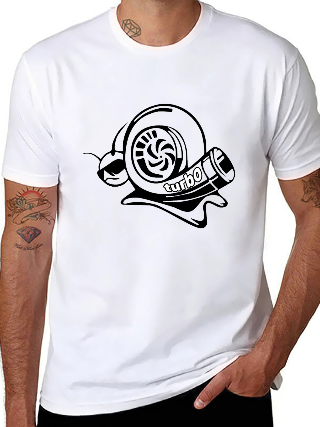 Turbo Snail T-Shirt - Black Graphic Tee