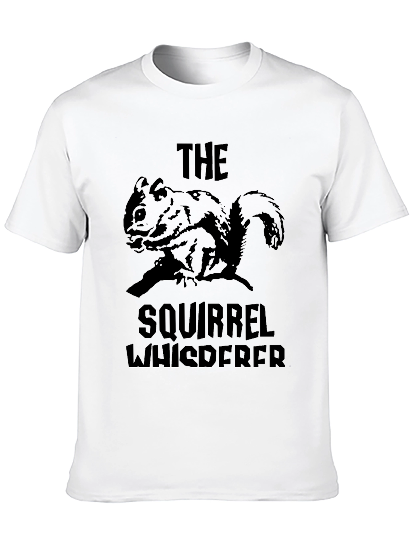 Squirrel Whisperer Black T-Shirt