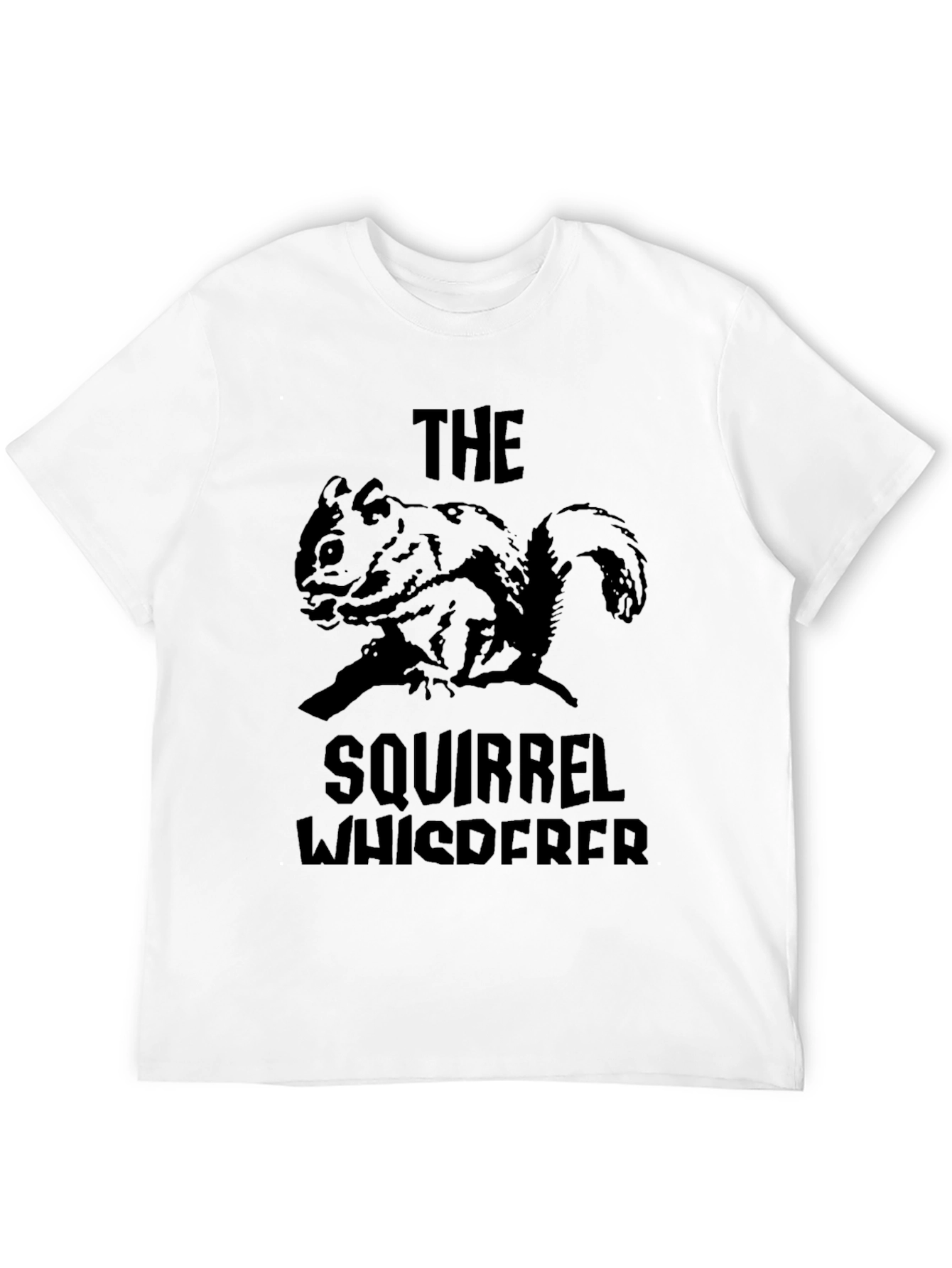 Squirrel Whisperer Black T-Shirt
