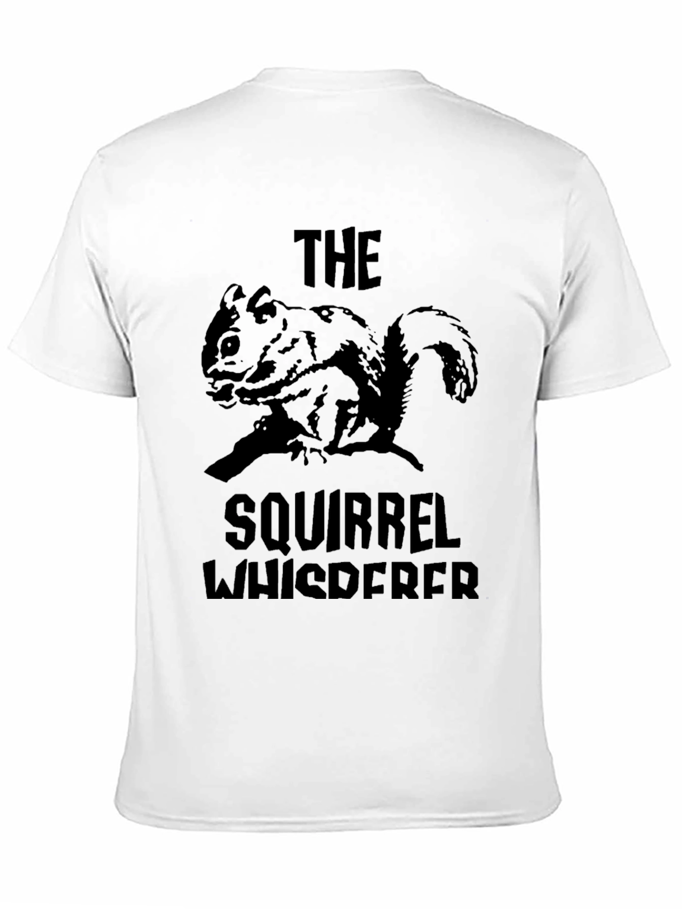 Squirrel Whisperer Black T-Shirt