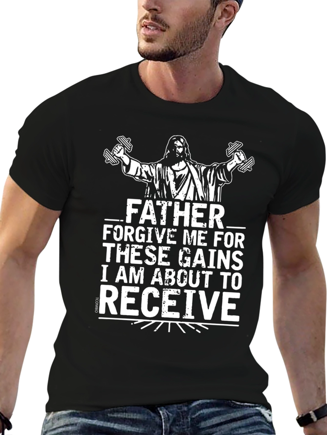 Father Forgive Me Gains Graphic T-Shirt