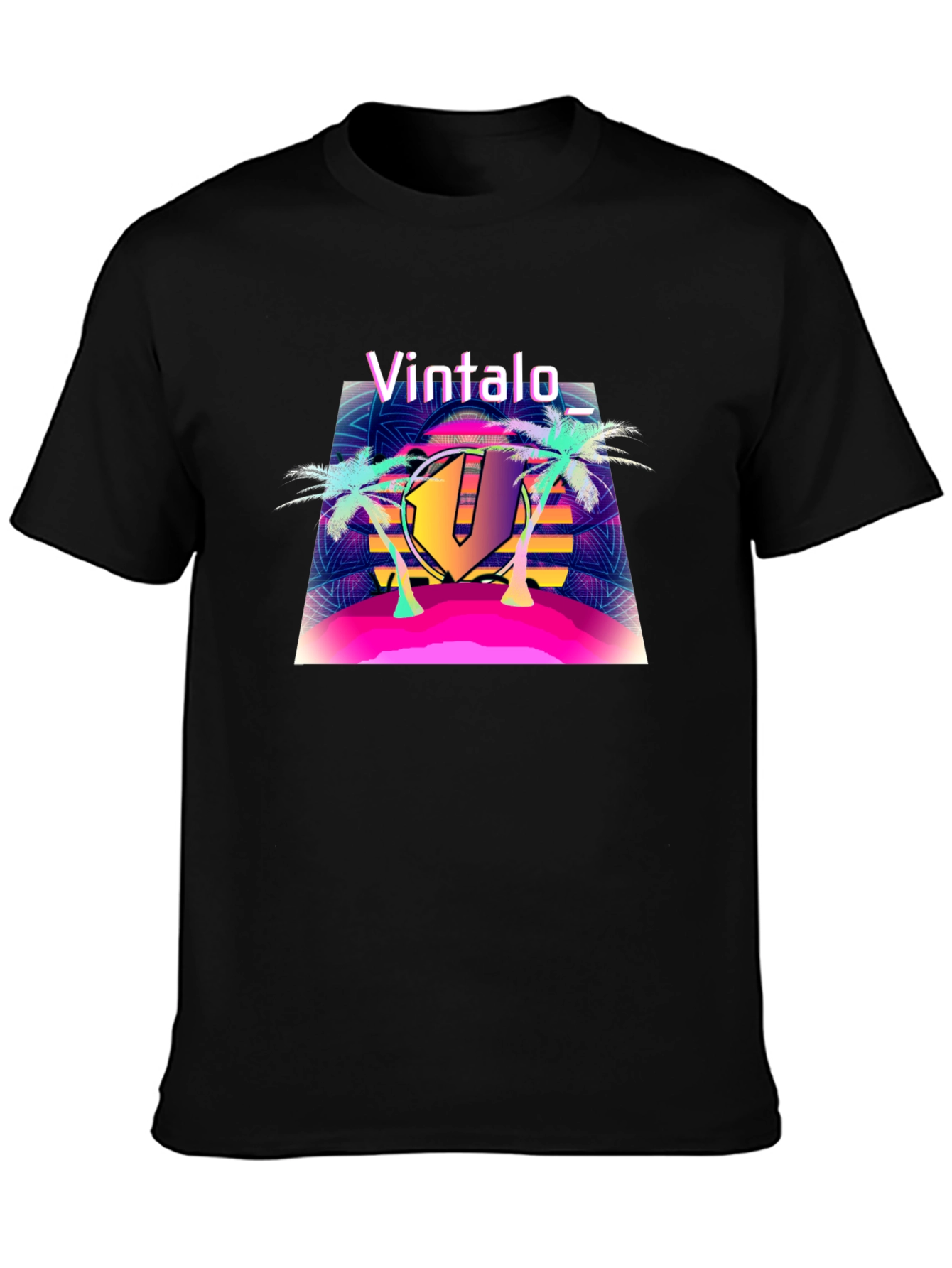 Vintalo Retro Palm Sunset T-Shirt