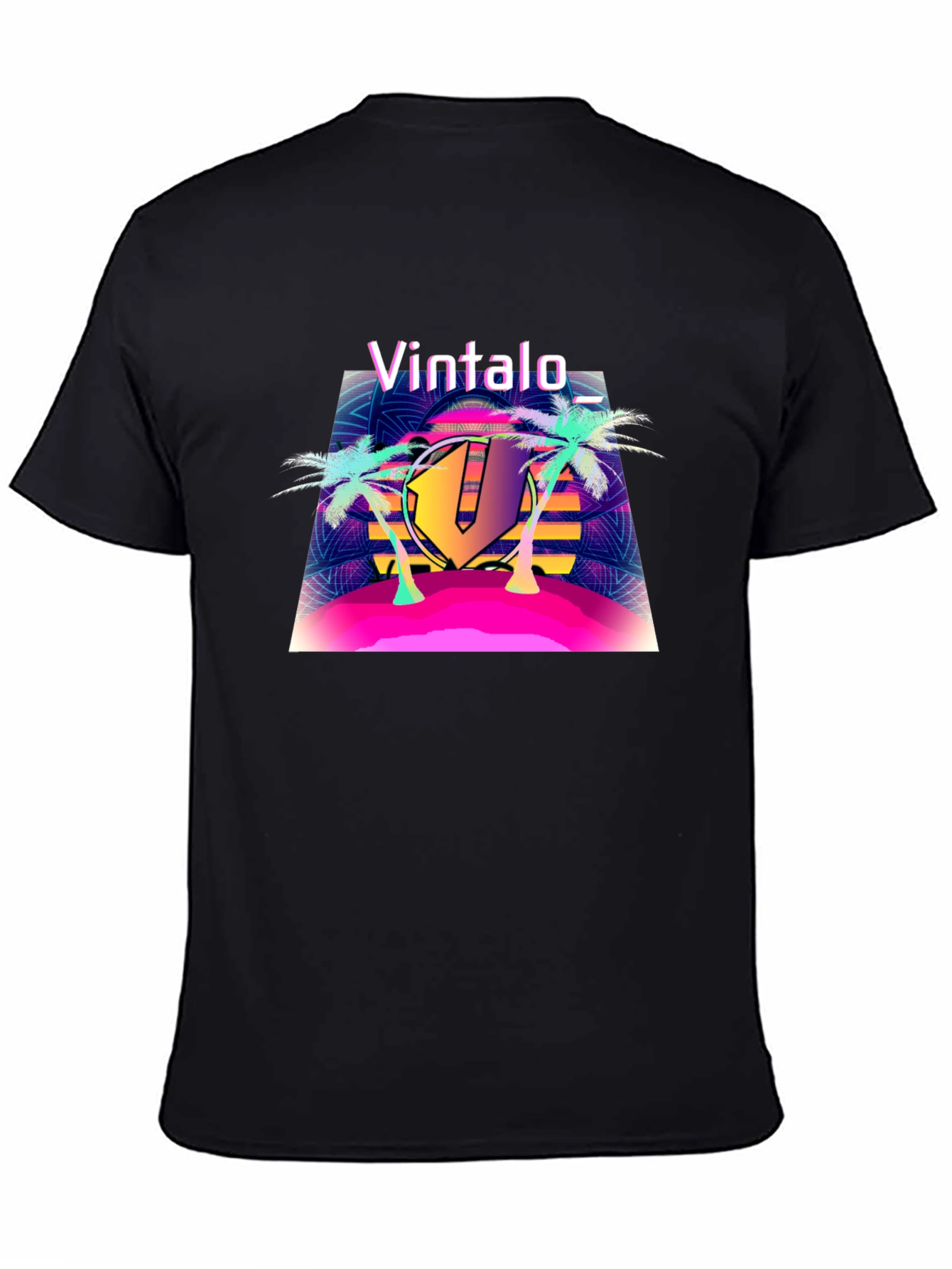 Vintalo Retro Palm Sunset T-Shirt