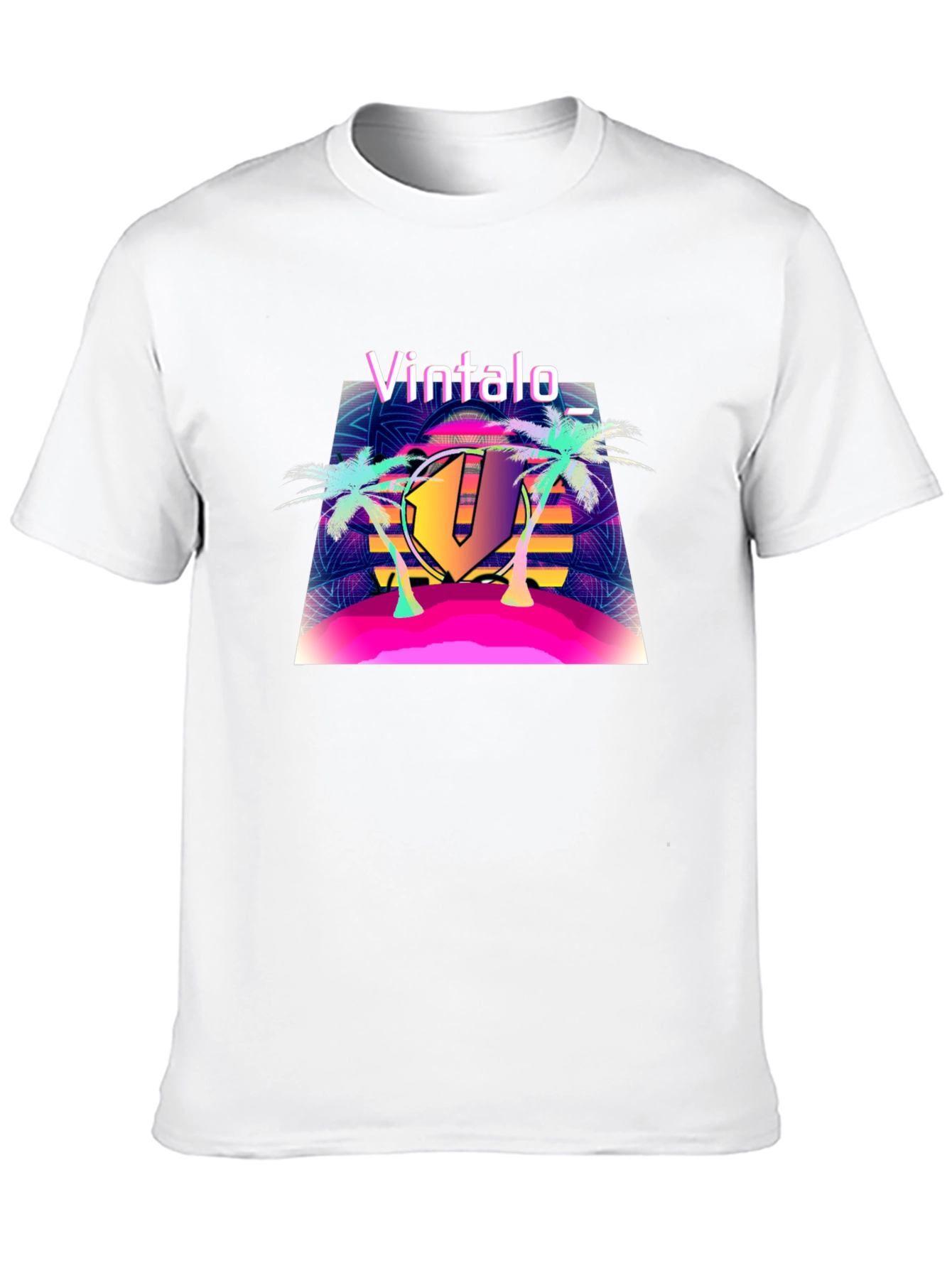 Vintalo Retro Palm Sunset T-Shirt