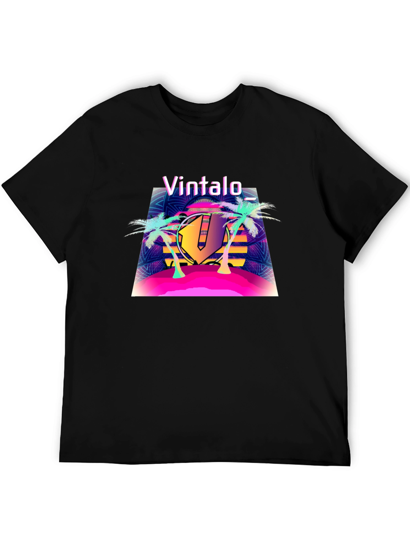 Vintalo Retro Palm Sunset T-Shirt
