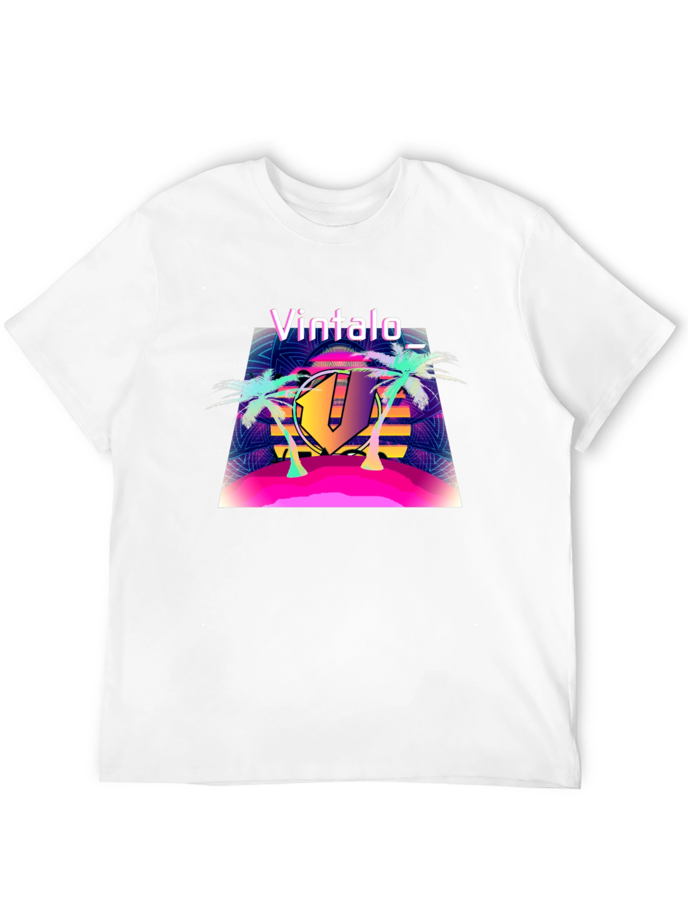 Vintalo Retro Palm Sunset T-Shirt